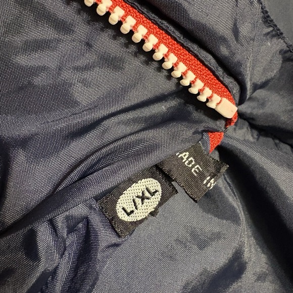 Vintage Old Navy Sport Windbreaker Anorak Pullover Jacket Navy Mens L/XL 90s - Picture 7 of 12